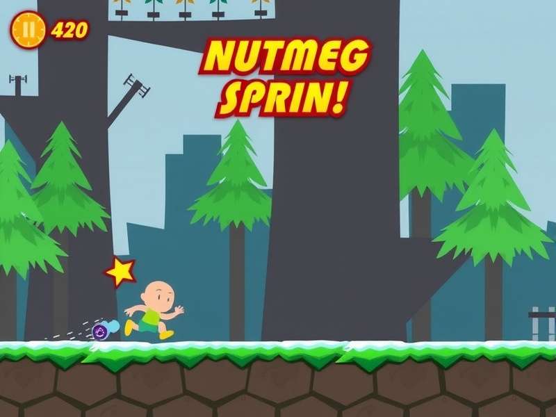 Fast Nutmeg Sprint Gameplay Screenshot
